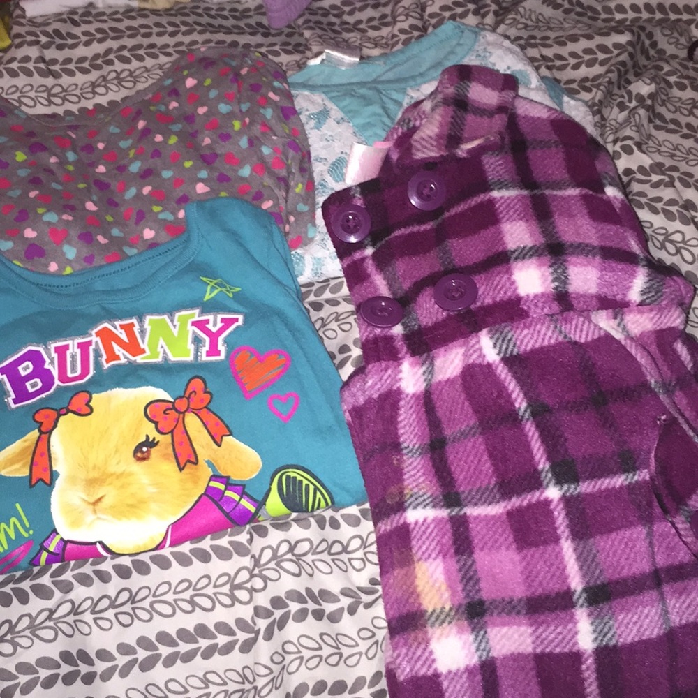 Kids bundle 5t and 4 t and fleece jacket